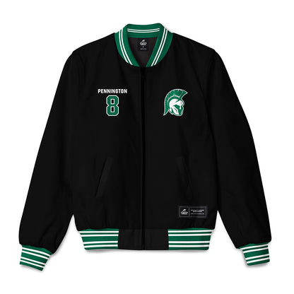Illinois Wesleyan - NCAA Football : Colton Pennington - Bomber Jacket-0
