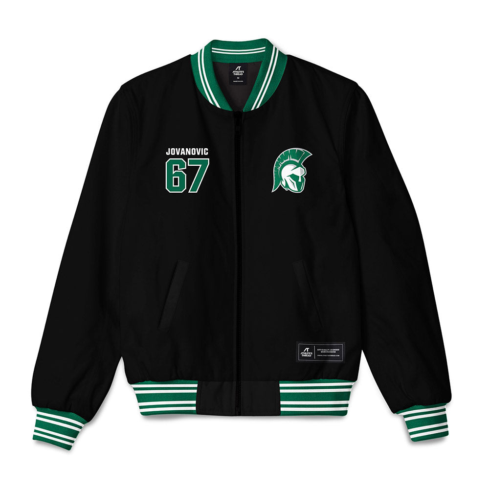 Illinois Wesleyan - NCAA Football : Miki Jovanovic - Bomber Jacket-0