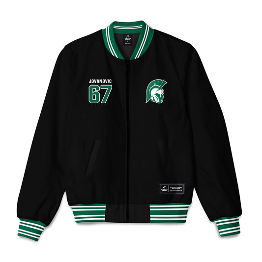 Illinois Wesleyan - NCAA Football : Miki Jovanovic - Bomber Jacket-0