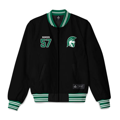 Illinois Wesleyan - NCAA Football : Zach Hansen - Bomber Jacket