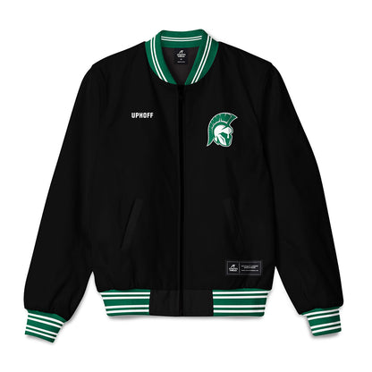 Illinois Wesleyan - NCAA Men's Track & Field : Keagan Uphoff - Bomber Jacket-0