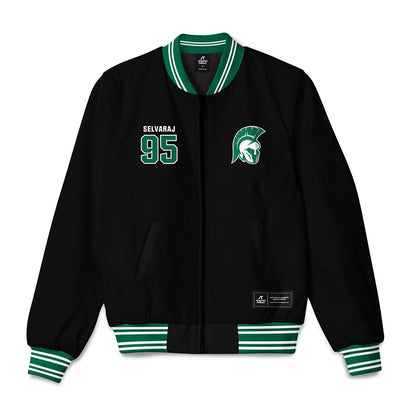 Illinois Wesleyan - NCAA Football : Sathiaraj Selvaraj - Bomber Jacket