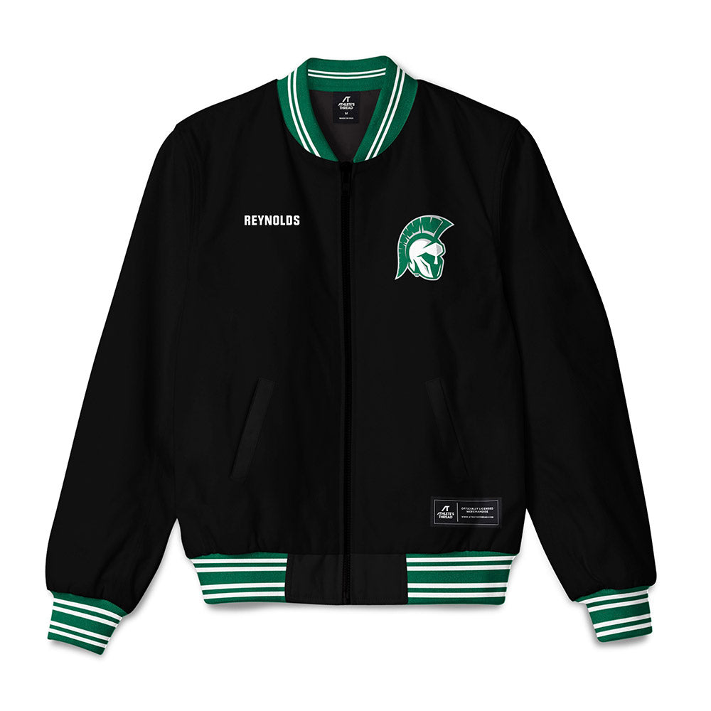 Illinois Wesleyan - NCAA Men's Track & Field : Kamden Reynolds - Bomber Jacket-0