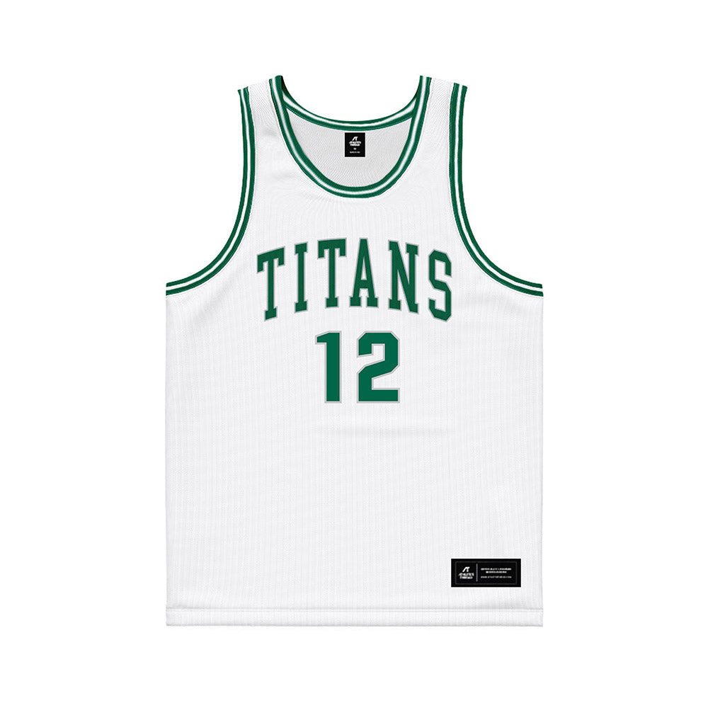 Illinois Wesleyan - NCAA Men's Basketball : Micah Meiss - White Basketball Jersey-0