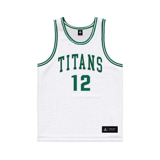 Illinois Wesleyan - NCAA Men's Basketball : Micah Meiss - White Basketball Jersey-0