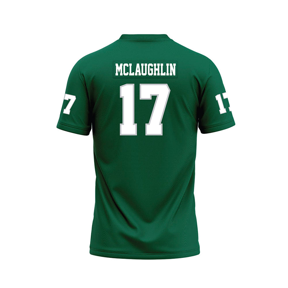 Illinois Wesleyan - NCAA Football : Colin McLaughlin - Green Premium Football Jersey-1