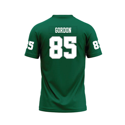 Illinois Wesleyan - NCAA Football : Matthew Gordon - Green Premium Football Jersey-1