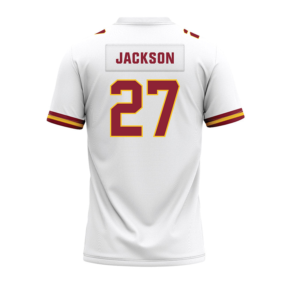 Iowa State - NCAA Football : Jayden Jackson - White Premium Football Jersey-1