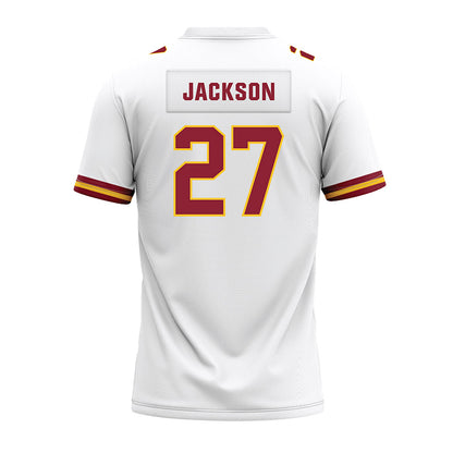 Iowa State - NCAA Football : Jayden Jackson - White Premium Football Jersey-1