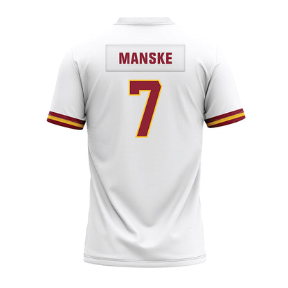Iowa State - NCAA Football : Alex Manske - White Premium Football Jersey-1