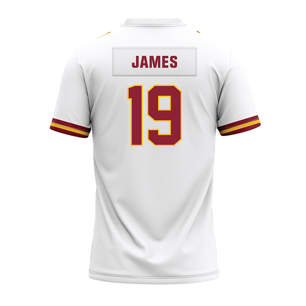 Iowa State - NCAA Football : Ta’Shawn James - White Premium Football Jersey-1