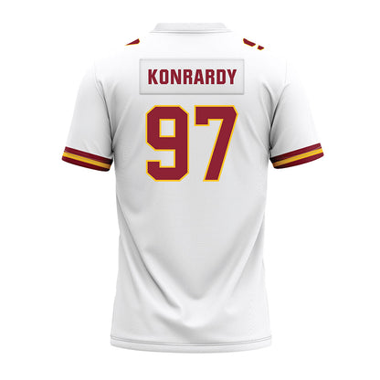 Iowa State - NCAA Football : Kyle Konrardy - White Premium Football Jersey