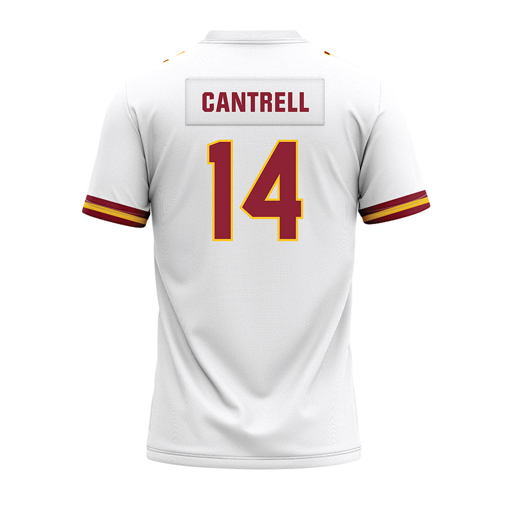 Iowa State - NCAA Football : Major Cantrell - White Premium Football Jersey