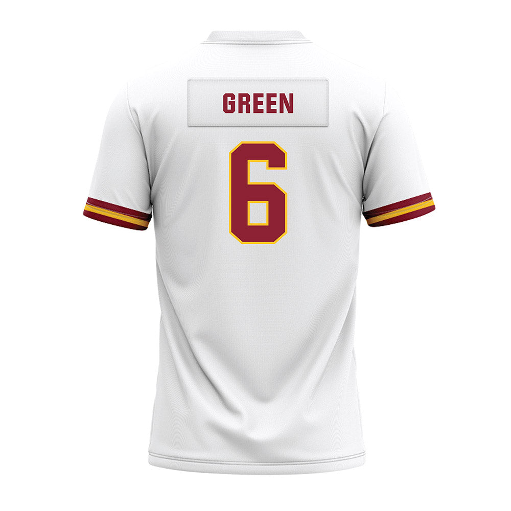 Iowa State - NCAA Football : Eli Green - White Premium Football Jersey