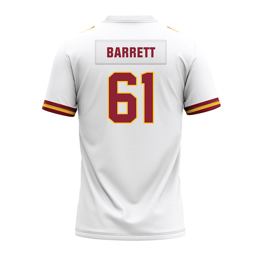 Iowa State - NCAA Football : Dylan Barrett - White Premium Football Jersey