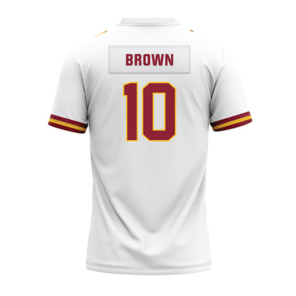 Iowa State - NCAA Football : Carson Brown - White Premium Football Jersey-1