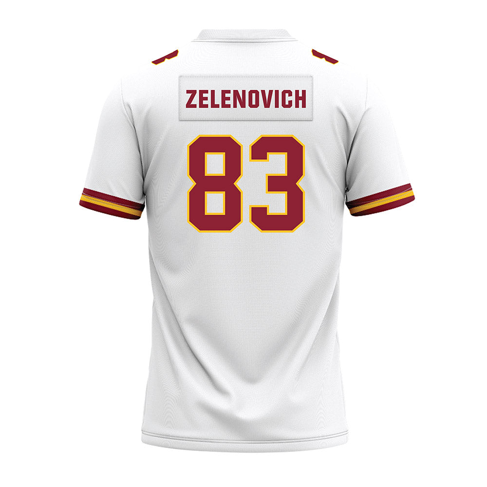 Iowa State - NCAA Football : Sam Zelenovich - White Premium Football Jersey-1