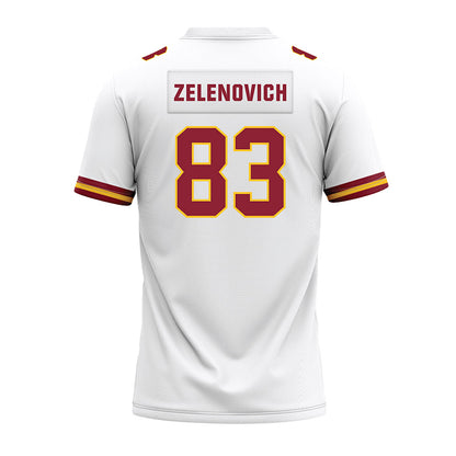 Iowa State - NCAA Football : Sam Zelenovich - White Premium Football Jersey-1