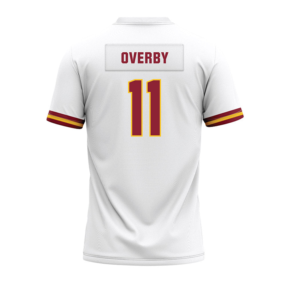 Iowa State - NCAA Football : Dominic Overby - White Premium Football Jersey-1