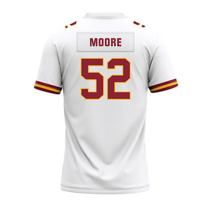 Iowa State - NCAA Football : Kamori Moore - White Premium Football Jersey-1