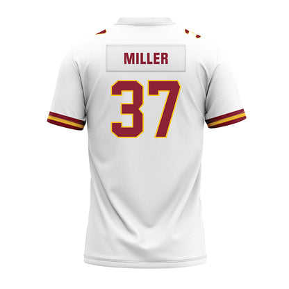 Iowa State - NCAA Football : Easton Miller - White Premium Football Jersey