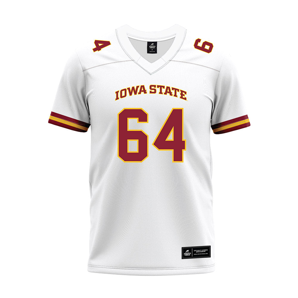Iowa State - NCAA Football : Sione Perkins - White Premium Football Jersey-0