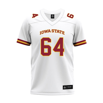 Iowa State - NCAA Football : Sione Perkins - White Premium Football Jersey-0