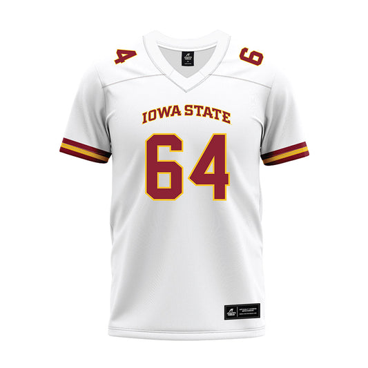 Iowa State - NCAA Football : Sione Perkins - White Premium Football Jersey-0
