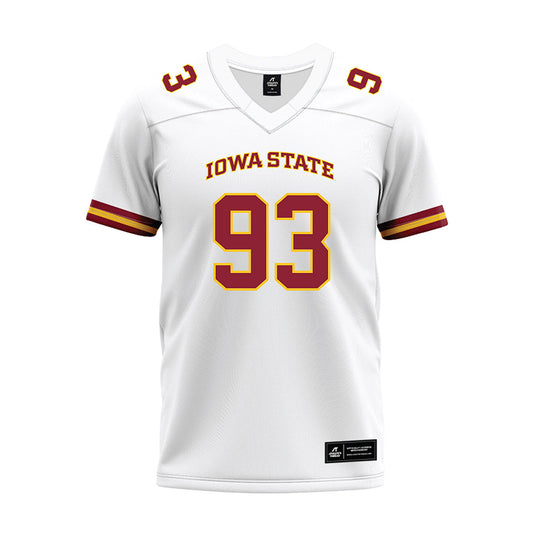 Iowa State - NCAA Football : Jack Janikowski - White Premium Football Jersey-0