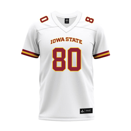 Iowa State - NCAA Football : Malcolm Watkins - White Premium Football Jersey-0