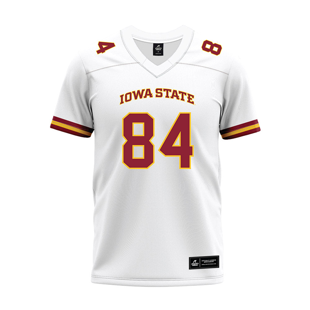Iowa State - NCAA Football : Gabe Burkle - White Premium Football Jersey