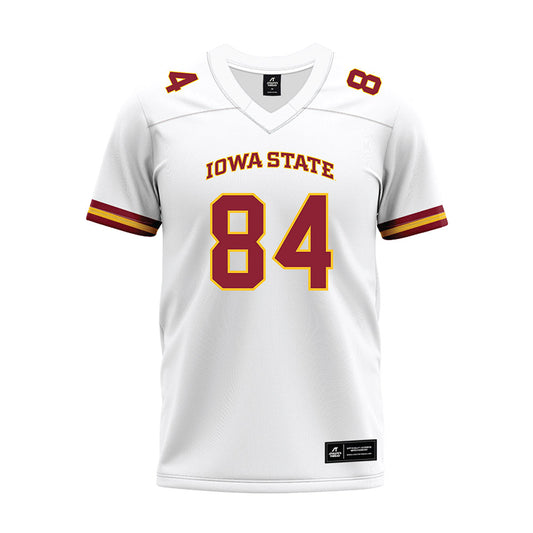 Iowa State - NCAA Football : Gabe Burkle - White Premium Football Jersey