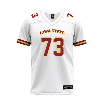 Iowa State - NCAA Football : Deylin Hasert - White Premium Football Jersey