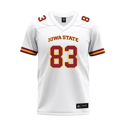 Iowa State - NCAA Football : Sam Zelenovich - White Premium Football Jersey-0