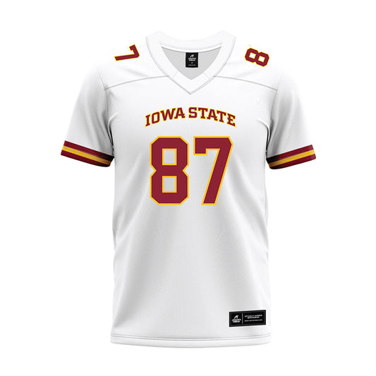 Iowa State - NCAA Football : Cooper Alexander - White Premium Football Jersey-0