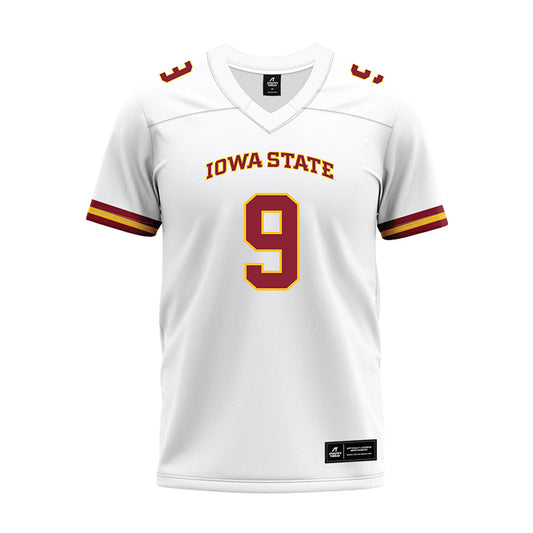 Iowa State - NCAA Football : Brett Eskildsen - White Premium Football Jersey-0