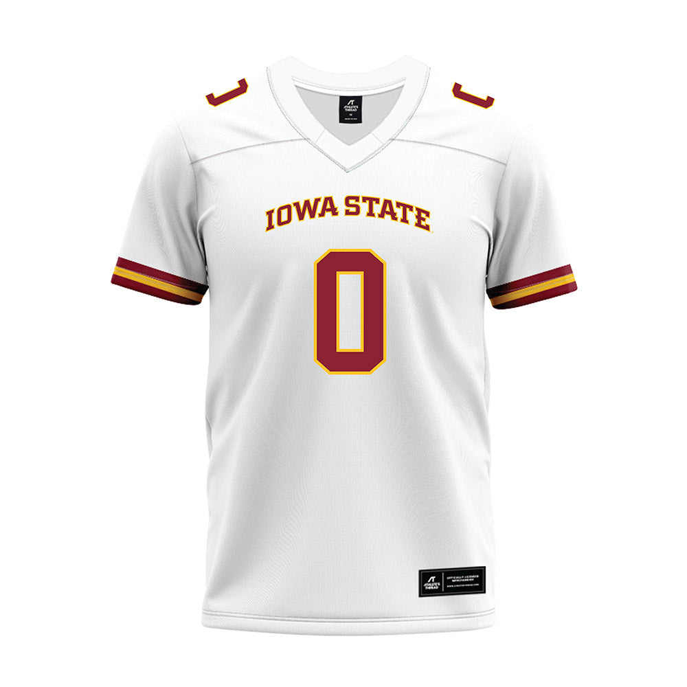 Iowa State - NCAA Football : Chase Sowell - White Premium Football Jersey-0