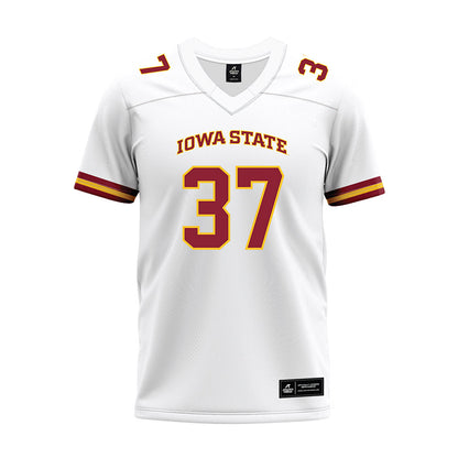 Iowa State - NCAA Football : Easton Miller - White Premium Football Jersey