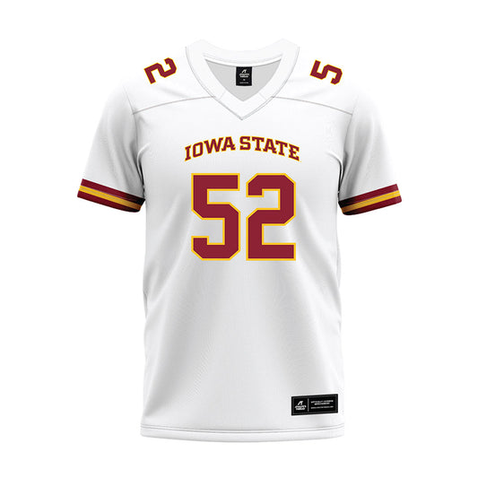 Iowa State - NCAA Football : Kamori Moore - White Premium Football Jersey-0