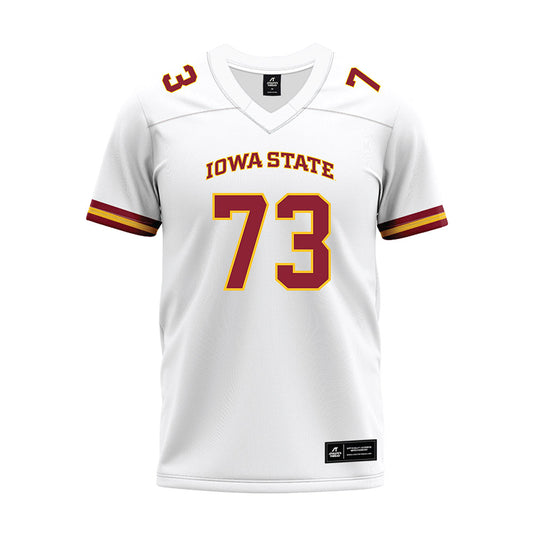 Iowa State - NCAA Football : Deylin Hasert - White Premium Football Jersey-0