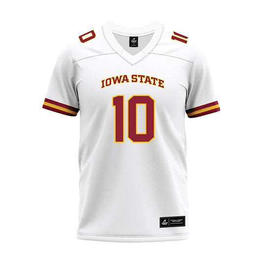Iowa State - NCAA Football : Jadenio Weaver - White Premium Football Jersey-0
