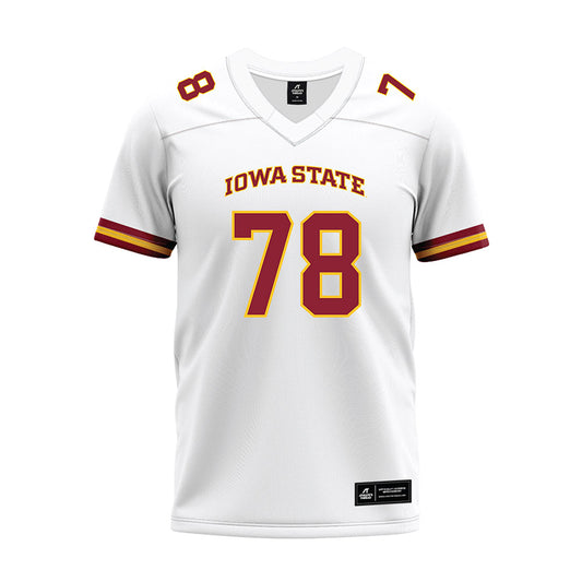 Iowa State - NCAA Football : Will Tompkins - White Premium Football Jersey-0