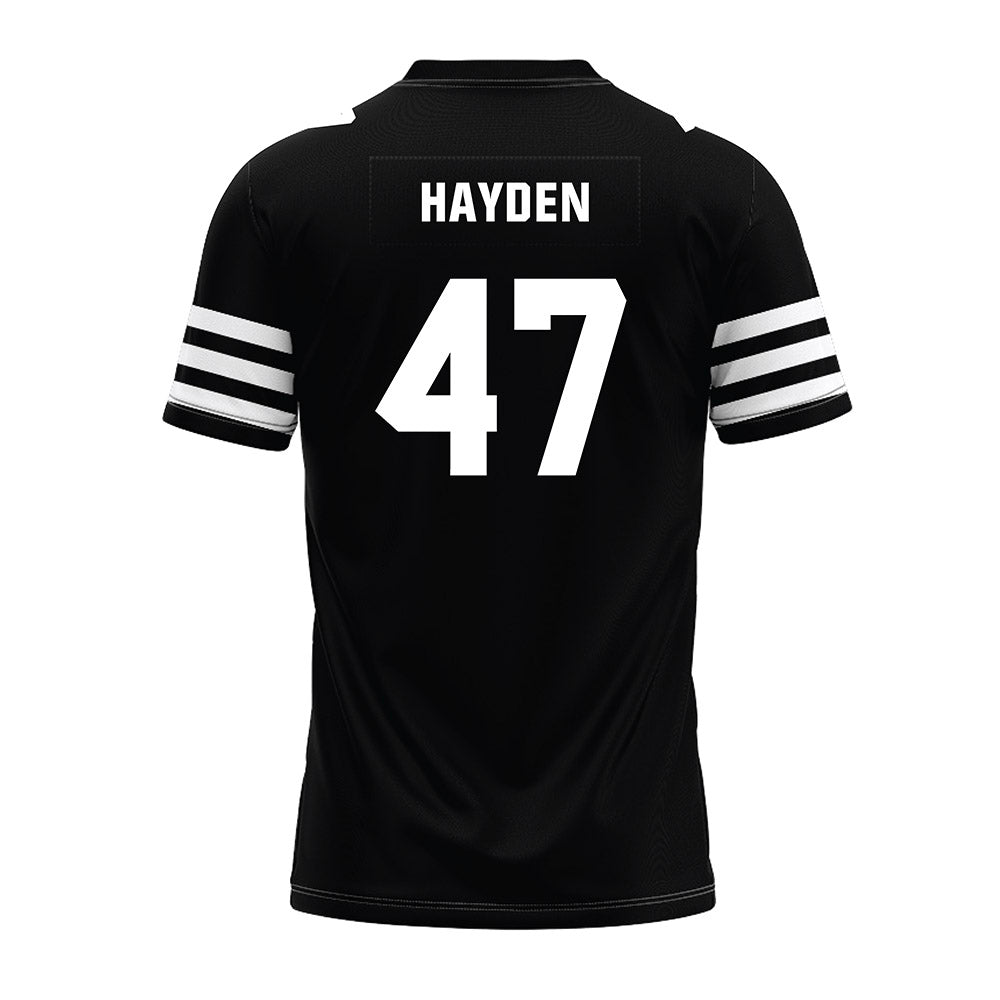 Iowa State - NCAA Football : CJ Hayden - Black Premium Football Jersey