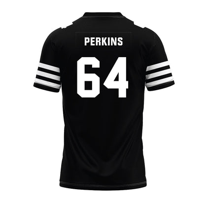 Iowa State - NCAA Football : Sione Perkins - Black Premium Football Jersey-1