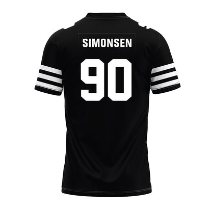 Iowa State - NCAA Football : Braden Simonsen - Black Premium Football Jersey