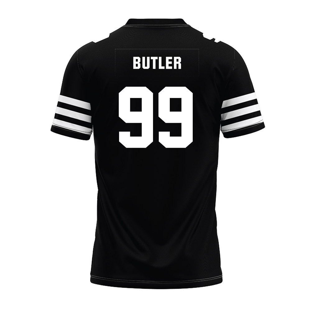 Iowa State - NCAA Football : Cannon Butler - Black Premium Football Jersey-1