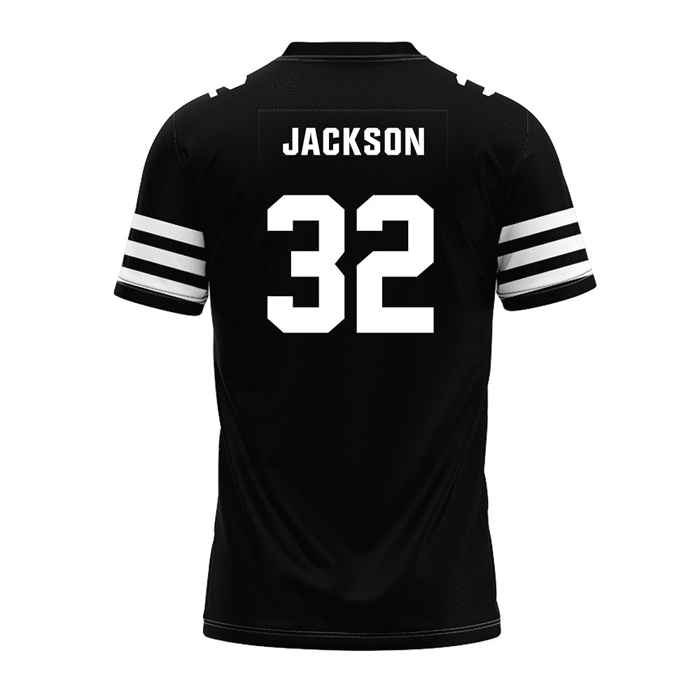 Iowa State - NCAA Football : Angelo Jackson - Black Premium Football Jersey-1