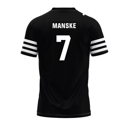 Iowa State - NCAA Football : Alex Manske - Black Premium Football Jersey-1