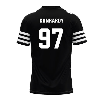 Iowa State - NCAA Football : Kyle Konrardy - Black Premium Football Jersey