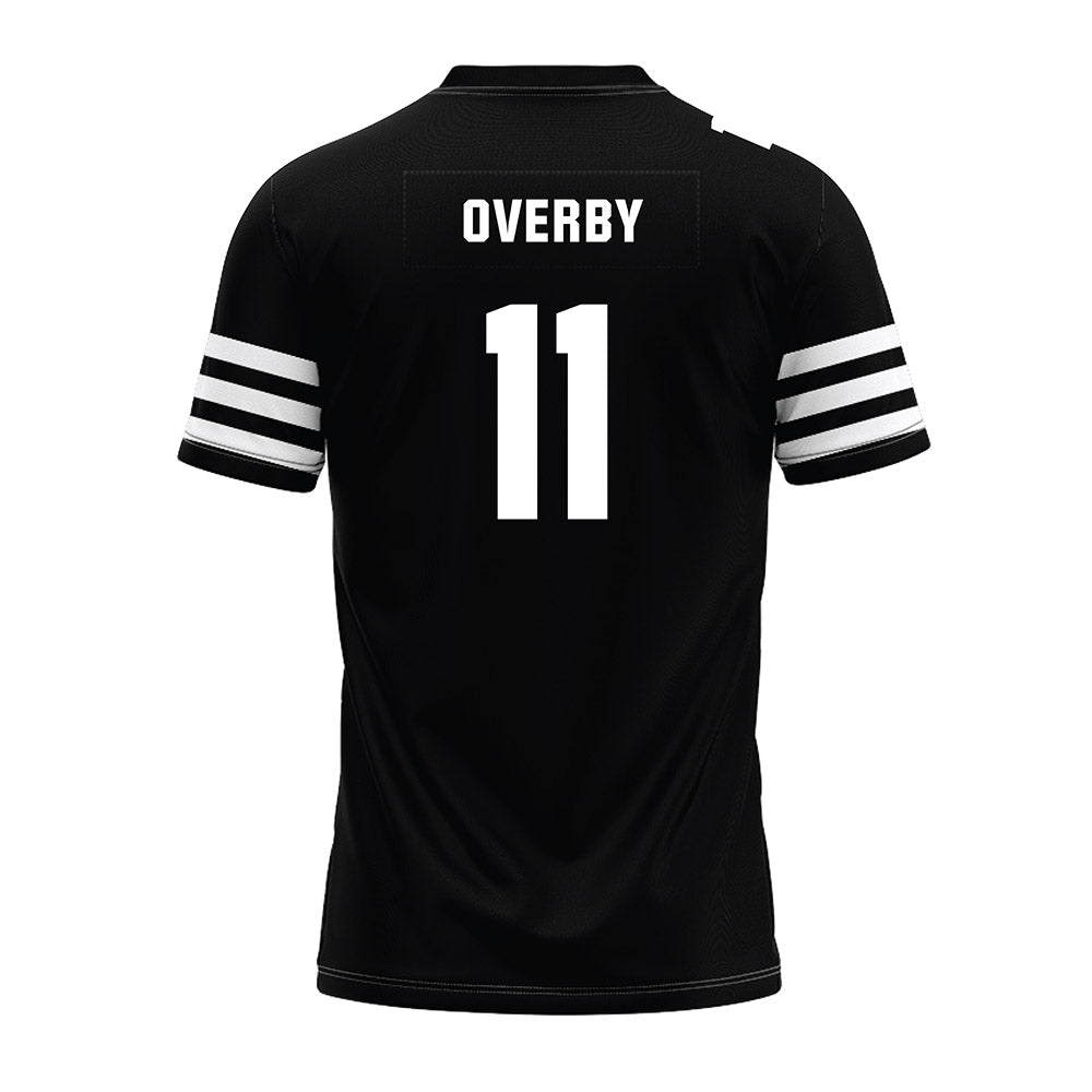 Iowa State - NCAA Football : Dominic Overby - Black Premium Football Jersey-1